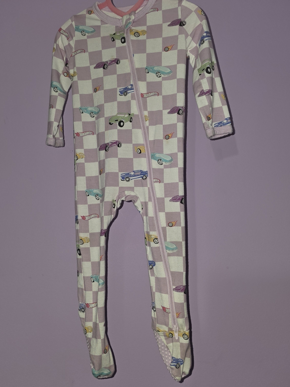 Kyte Baby X Hot Wheels Sparkles And Speed Footed Sleeper 6-12m